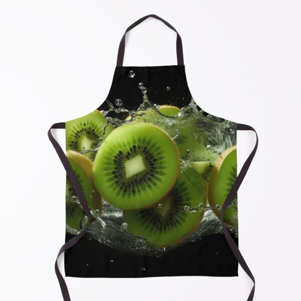 Item preview, Slices of vibrant green kiwifruit are captured in mid-air designed and sold by anytka.
