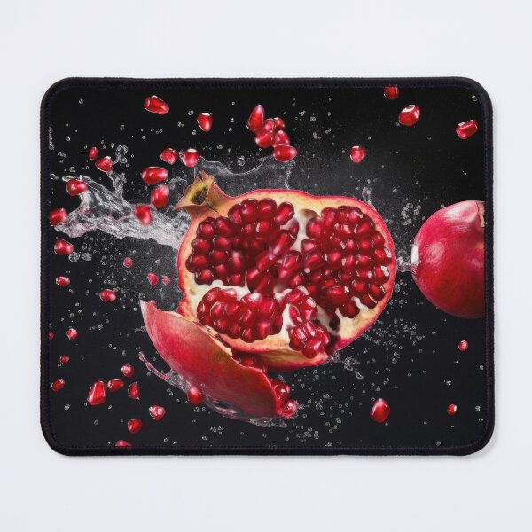 Item preview, An artistic and visually captivating composition of Pomegranate falling in the air on a solid background, captured from a unique perspective. designed and sold by anytka.