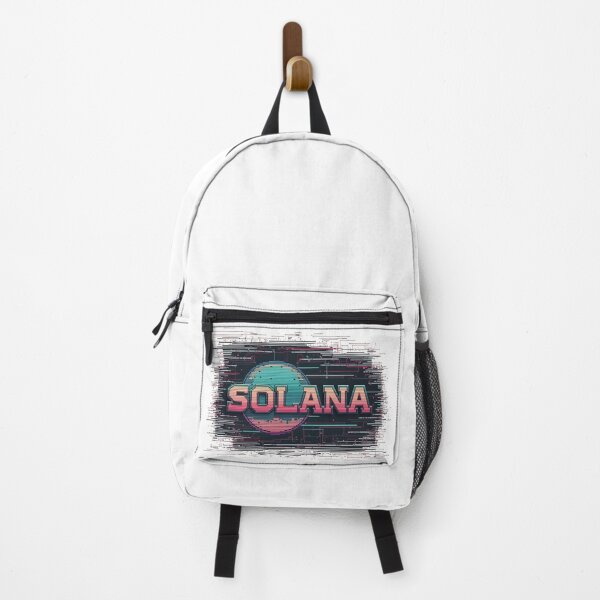Item preview, Retro-Style Solana Crypto Logo Tee designed and sold by TrendVoyager.