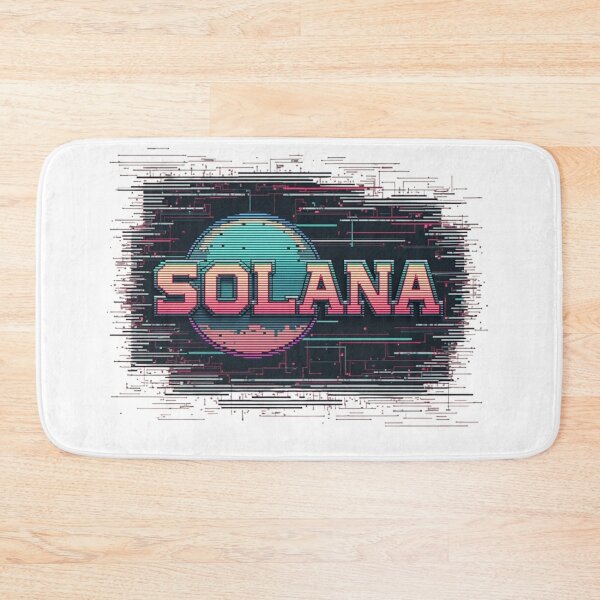 Item preview, Retro-Style Solana Crypto Logo Tee designed and sold by TrendVoyager.