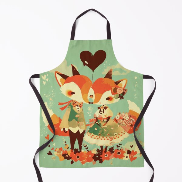 Item preview, Fox couple valentine designed and sold by MendaciousMina.