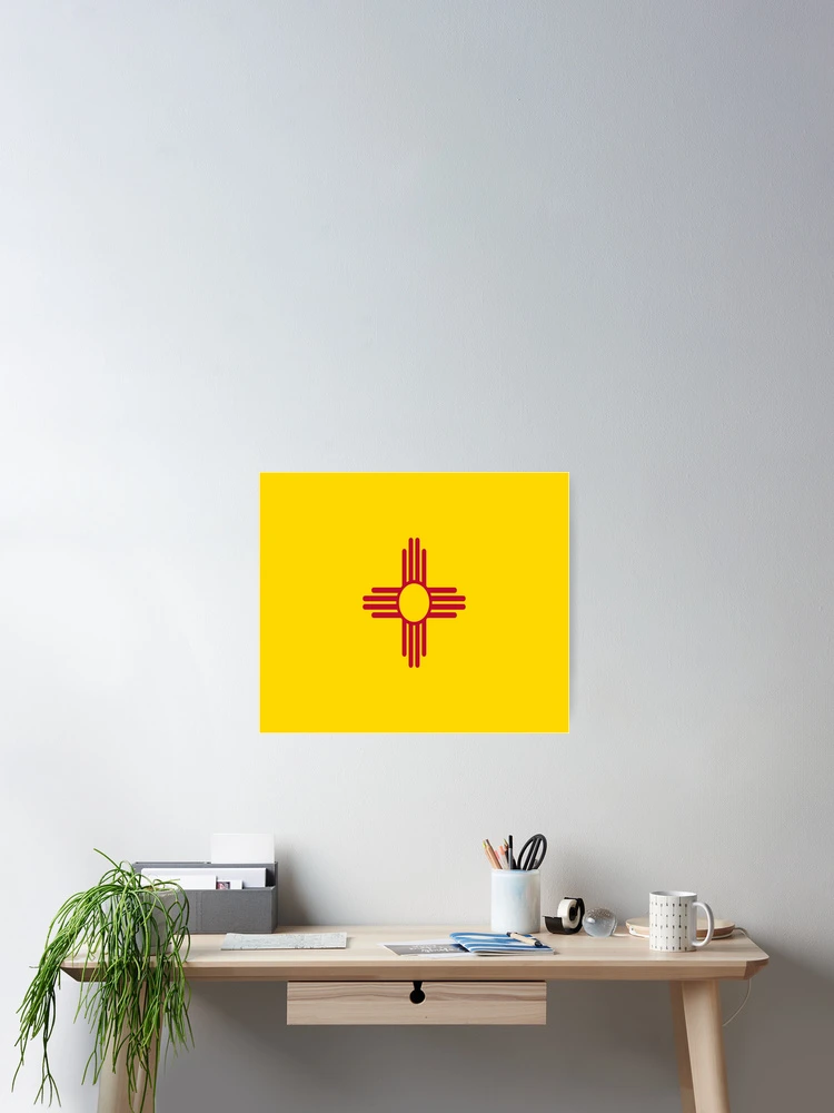 Aperçu 2 sur 3. Poster avec l'œuvre New Mexico créée et vendue par solostsofaded.