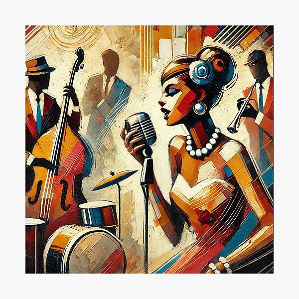 Item preview, Jazz Night Serenade designed and sold by VintnewAge.