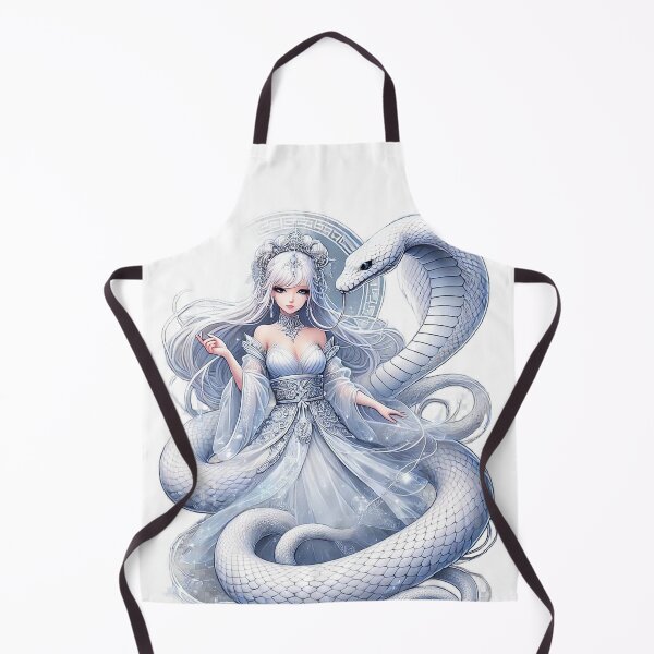 Item preview, The White Serpent Goddess designed and sold by PloynaphatArt.