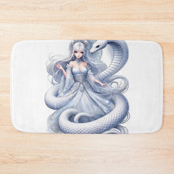 Item preview, The White Serpent Goddess designed and sold by PloynaphatArt.