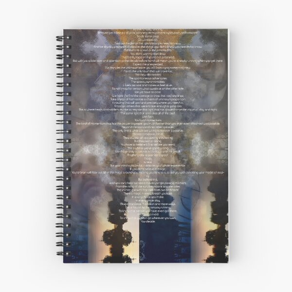 Item preview, Poem #103/111 - from the 'Magic Book of Guidance' - Visual Poetry Collection by Hart Floe Poet designed and sold by HartFloe-Poetry.