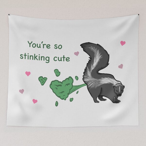 Item preview, You're so stinking cute Funny Valentines Day Pun designed and sold by TD Collective.