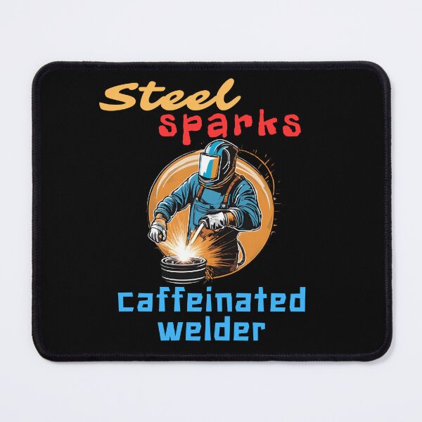 Item preview, Steel, Sparks, Coffeinated Welder Gift for Welders designed and sold by Bawek85Designs.