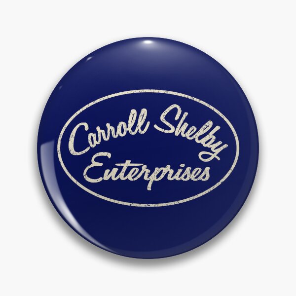 Item preview, 1963 Carroll Shelby Enterprises logo - aged white print designed and sold by retropetrol.