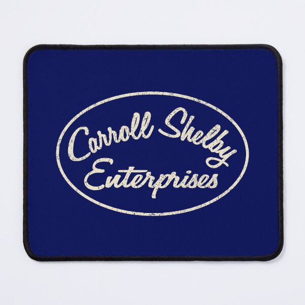 Item preview, 1963 Carroll Shelby Enterprises logo - aged white print designed and sold by retropetrol.