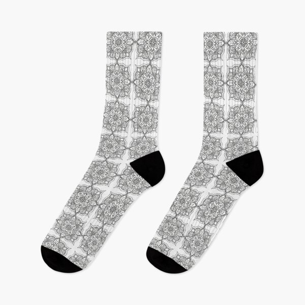 Item preview, White Flower Grid designed and sold by artheistgroup.