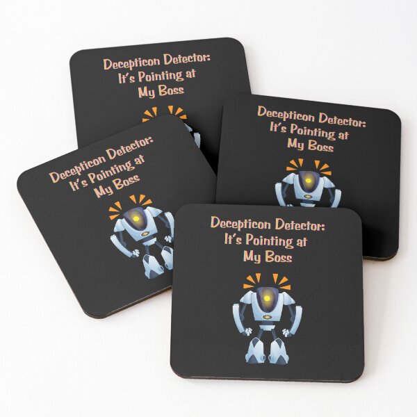 Item preview, Decepticon Detector My Boss - Funny Office Humor Robot designed and sold by TousheArt.