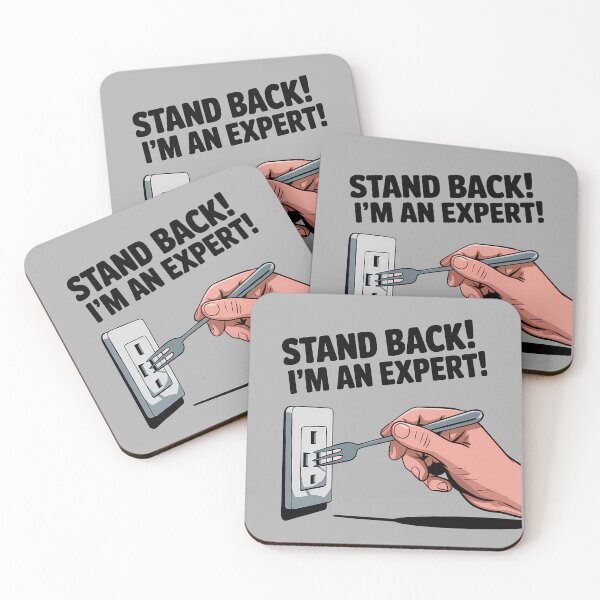Item preview, Stand Back! I'm an Expert! designed and sold by Orca Chuckle Studios.
