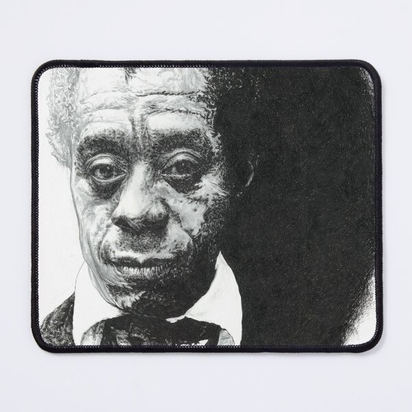 Item preview, James Baldwin, Iconic American Author - Portrait in unfinished style designed and sold by JohnRooneyArt.