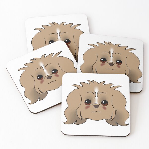 Item preview, Light Brown Shih Tzu White Blaze Tear Stains designed and sold by OliRoseArt.