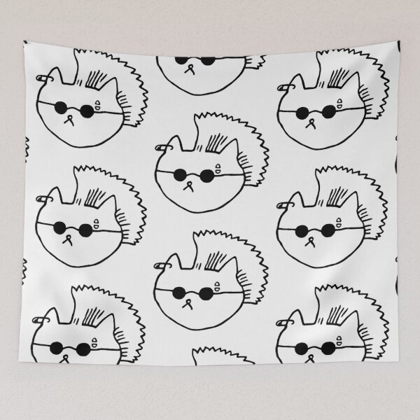 Item preview, cat designed and sold by ILoveLulu.