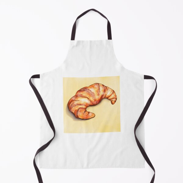 Item preview, Hand drawing watercolor Croissant Illustration with Soft Lighting.  designed and sold by Lara-ArtFiesta.