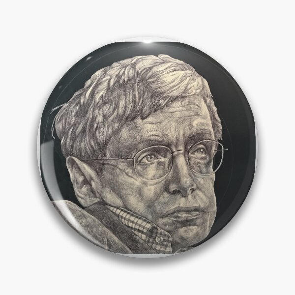 Item preview, Stephen Hawking Portrait Sketch designed and sold by alloftheinspired.