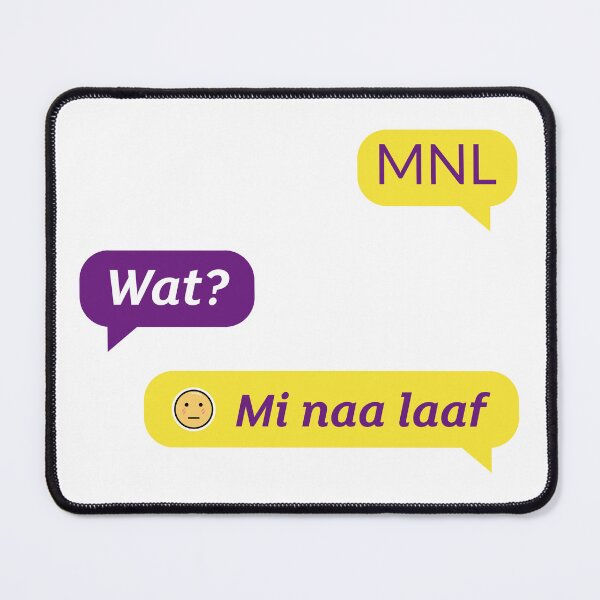 Item preview, Mi Naa Laaf, I'm Not Laughing, Jamaican Patois (Patwa)  designed and sold by Kolcha.
