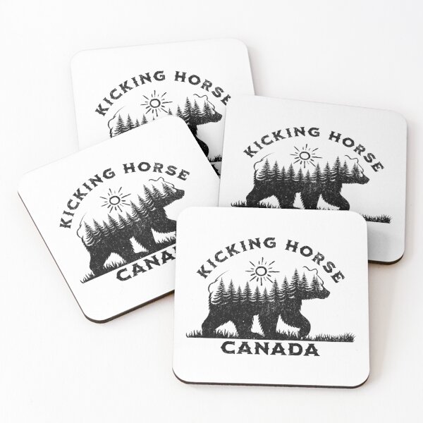 Item preview, Kicking Horse Canada Vacation Bear Forest Sun Long designed and sold by AddlPoolart.