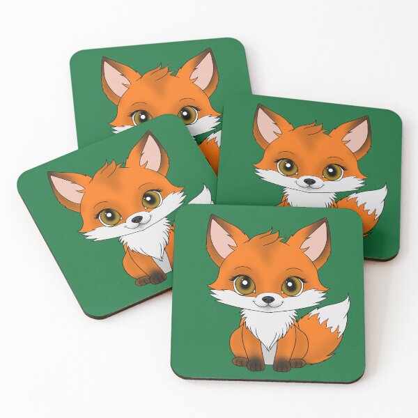 Item preview, Cute Cartoon Fox designed and sold by DappledMoon.