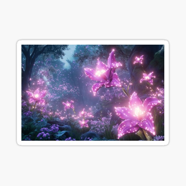 Item preview, Beautiful fluorescence flowers  designed and sold by Cris888.