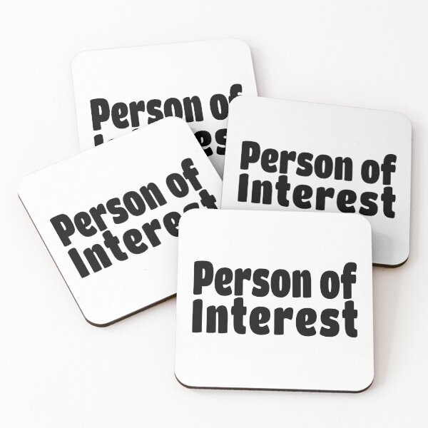 Item preview, Person of Interest (Black Text) designed and sold by Flirty Merch.