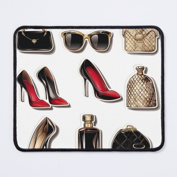 Item preview, Luxury-Inspired Iconic Accessories Stickers designed and sold by Led Studio.