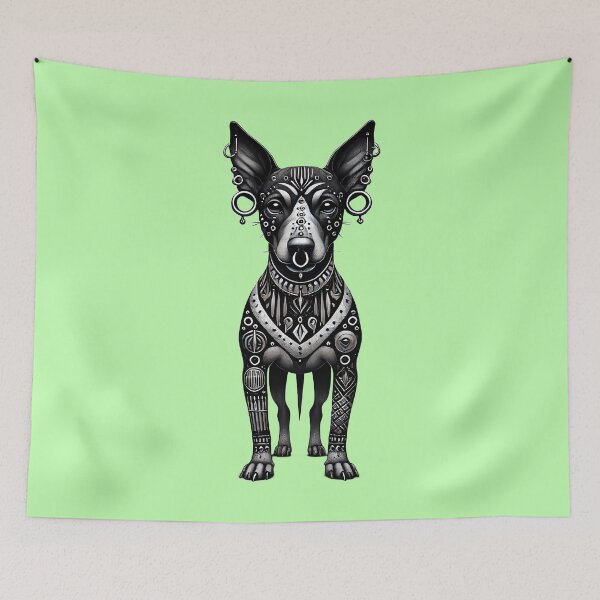 Item preview, Pierced Sentinel: Tribal Guardian Dog designed and sold by TSQ.