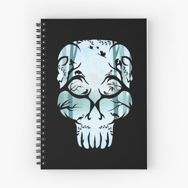 Item preview, Misty forest skull,cool design designed and sold by MoSaid.