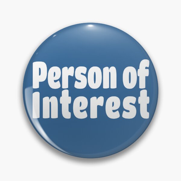 Item preview, Person of Interest (White Text) designed and sold by Flirty Merch.