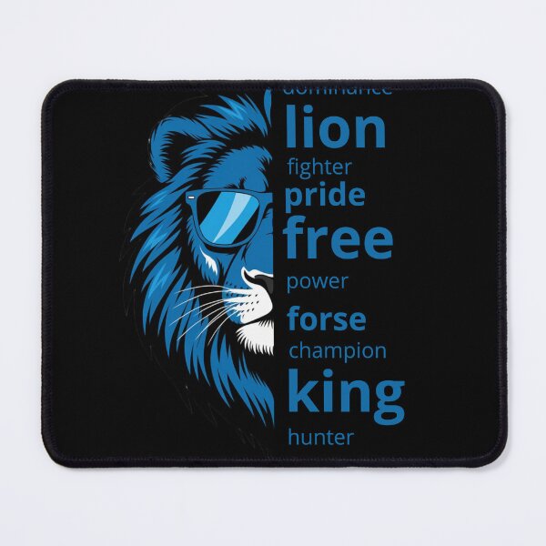 Item preview,  Lion in Blue Glasses, Lion, Blue Glasses, Detroit designed and sold by KolorellaS.