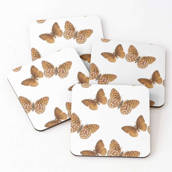Item preview, Aphrodite Fritillary Butterfly Sticker – Vibrant Nature-Inspired Art designed and sold by QuteStuffHere.
