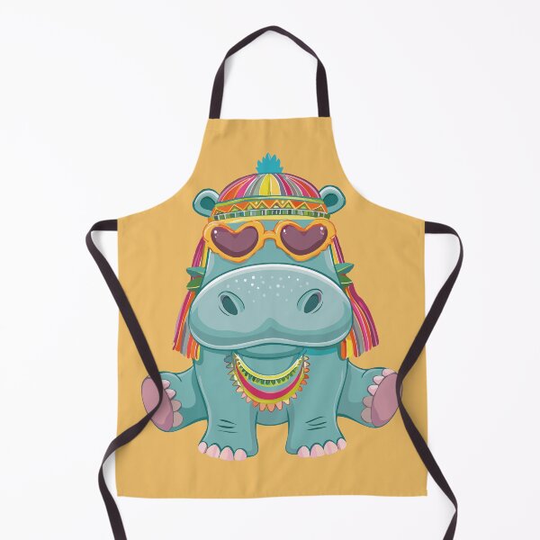 Item preview, Hippy Hippo designed and sold by TeeLabDesign.