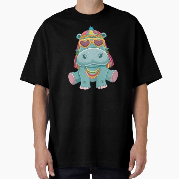 Item preview, Hippy Hippo designed and sold by TeeLabDesign.