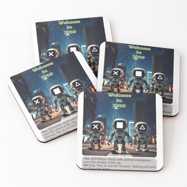 Item preview, Invasion of Artificial Intelligence robots designed and sold by GiCapgraphics.