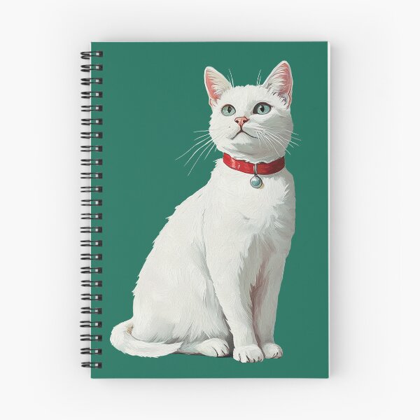Item preview, A Cute White Cat designed and sold by ArtOfDreams9.