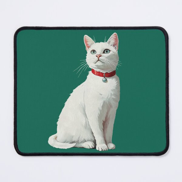 Item preview, A Cute White Cat designed and sold by ArtOfDreams9.