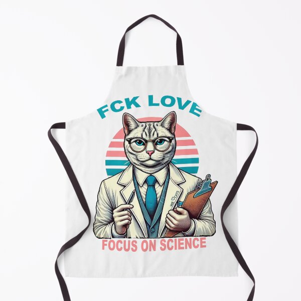 Item preview, "Fck Love - Focus On Science" Funny T-shirt & Sticker designed and sold by WeLoveCatss.