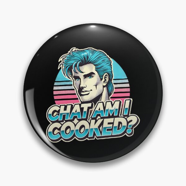 Item preview, Chat am I cooked gaming streamer slang humour designed and sold by ChadWizard.