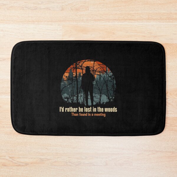 Item preview, I'd Rather Be Lost in the Woods Hiking T Shirt designed and sold by ngedupdorjee.