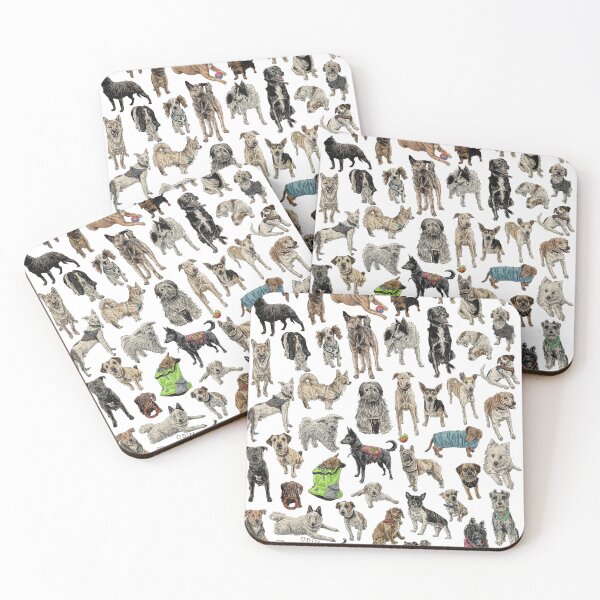 Item preview, Dog Artwork designed and sold by JohnRooneyArt.