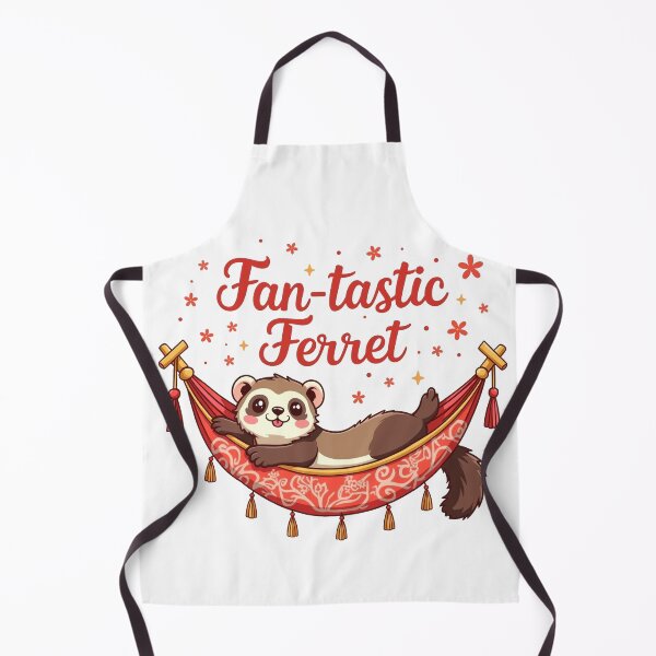 Item preview, Adorable Ferret Relaxing in a Hammock designed and sold by Bulwshop.