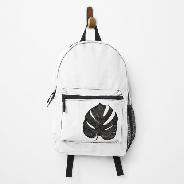 Item preview, Black Starry Space Monstera Plant Leaf designed and sold by MLpaintings.
