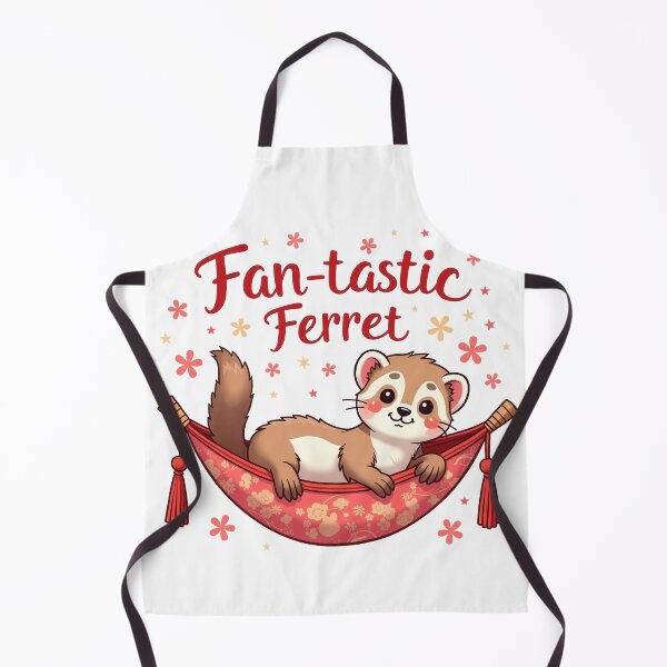 Item preview, Adorable Ferret Relaxing in a Hammock designed and sold by Bulwshop.