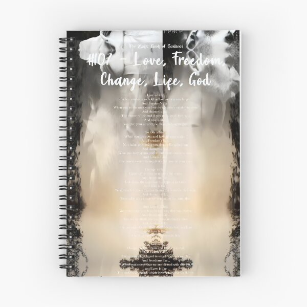 Item preview, Poem #107/111 - from the 'Magic Book of Guidance' - Visual Poetry Collection by Hart Floe Poet designed and sold by HartFloe-Poetry.