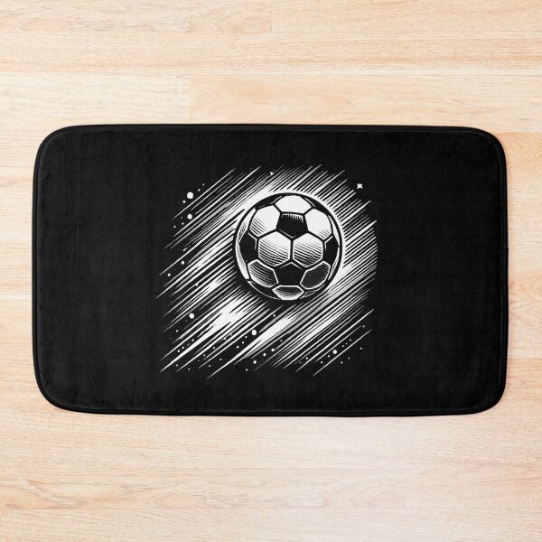 Item preview, Energetic Soccer Ball in Motion with Bold Lines designed and sold by Eiadlight.