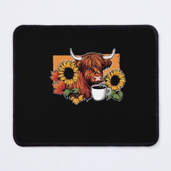 Item preview, Scottish Highland Cow Sunflower Fall Vibes Coffee Lover designed and sold by Dressed For Duty.