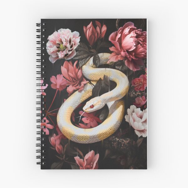 Item preview, albinos snake - goth flowers designed and sold by Lyxy.