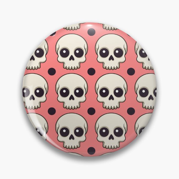 Item preview, Pattern of skull on a pink background designed and sold by Topmel.